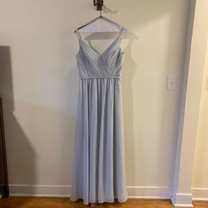 SORELLA VITA V-Neck Bridesmaid Dress - Arctic Blue